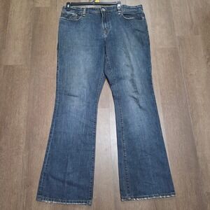 Z-Brand So-Cal USA Mens Distressed Bootcut Jeans Medium Wash Blue 38x34 wide leg